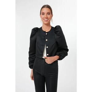 Sleeper Black Mystery Puff Jacket